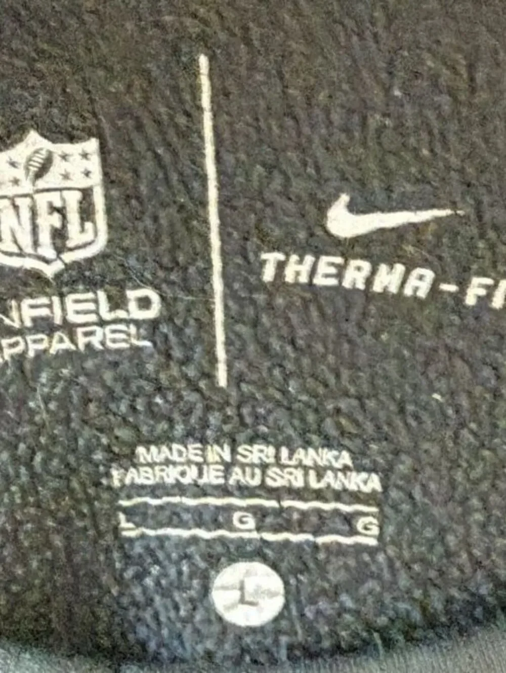Nike Therma-Fit New York Jets NFL Sweatshirt Size Large